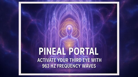 Pineal Portal – Activate Your Third Eye with 963 Hz Frequency Waves