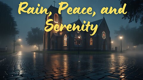 Calming Rain Sounds with Soft Music | 1 Hour of Relaxing Ambience for Sleep, Study & Focus