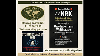 2.9.25: Småpartiene anmelder NRK, TV2