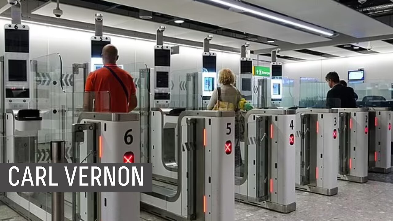 NEW AIRPORT SECURITY 🚨 Face scans and fingerprints taken