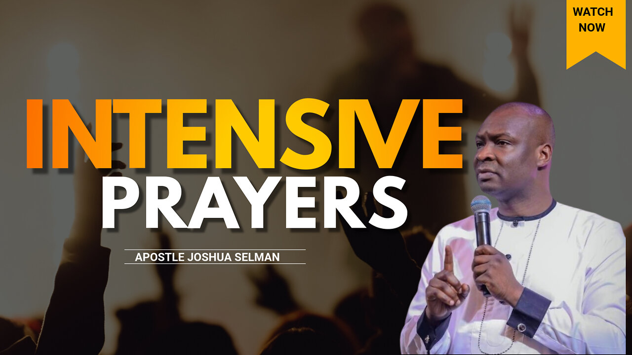APOSTLE JOSHUA SELMAN LIVE PRAYERS AND PROPHETIC DECLARATION