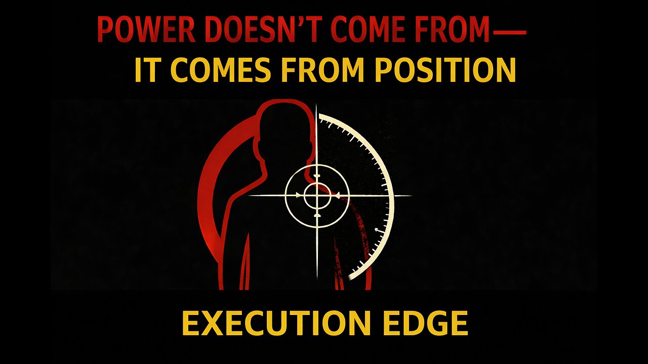 Power Doesn’t Come From Force — It Comes From Position