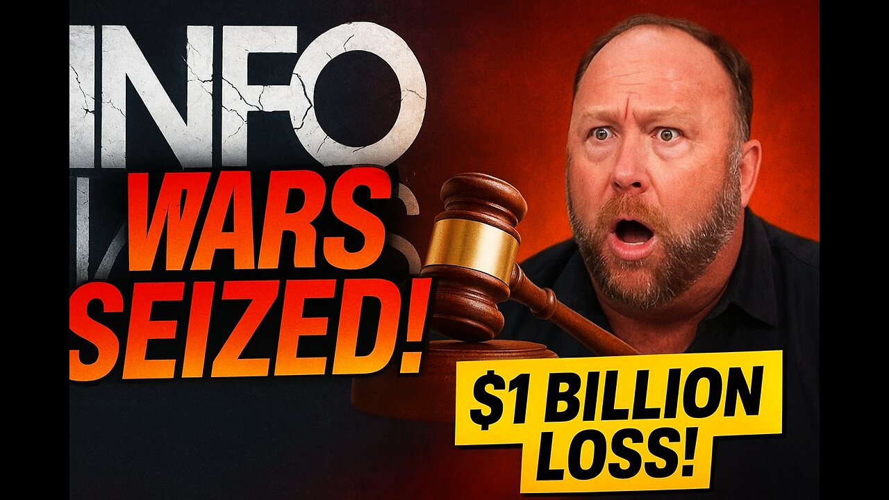 🔥 InfoWars Network Seized! Judge Orders Alex Jones’ Empire SOLD | $1B Sandy Hook Ruling