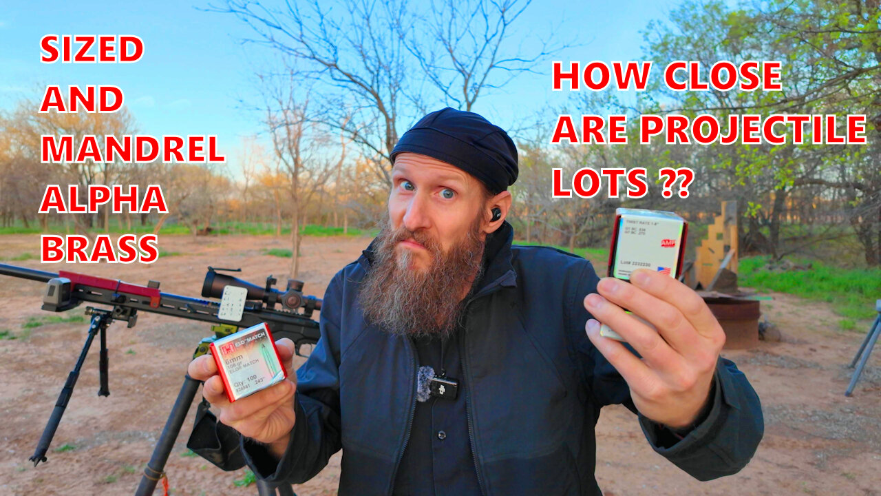 How Close Are Projectile Lots? - Alpha Brass Testing
