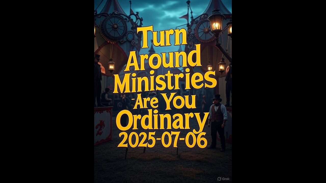 Turn Around Ministries - Are You Ordinary (2025-07-08)
