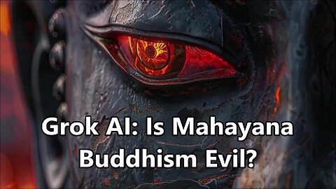 Grok AI: Is Mahayana Buddhism Evil?