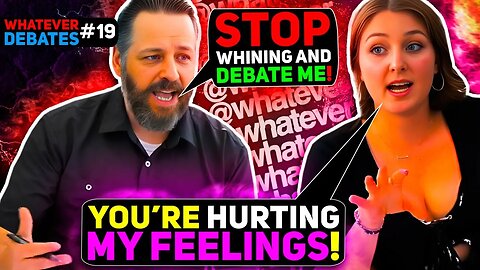 Leftist Tiktok Feminist PLAYS Victim After Being DEBUNKED & DESTROYED by Andrew