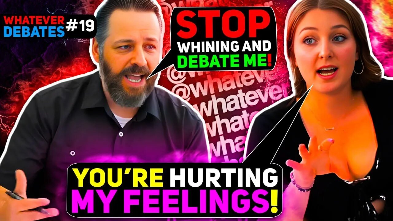 Leftist Tiktok Feminist PLAYS Victim After Being DEBUNKED & DESTROYED by Andrew