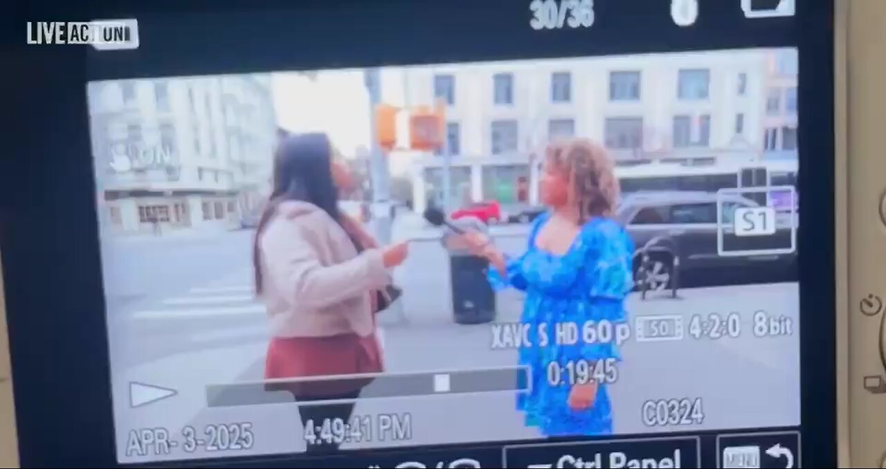 Video showing a pro-abortion advocate attacking a pro-life journalist in New York