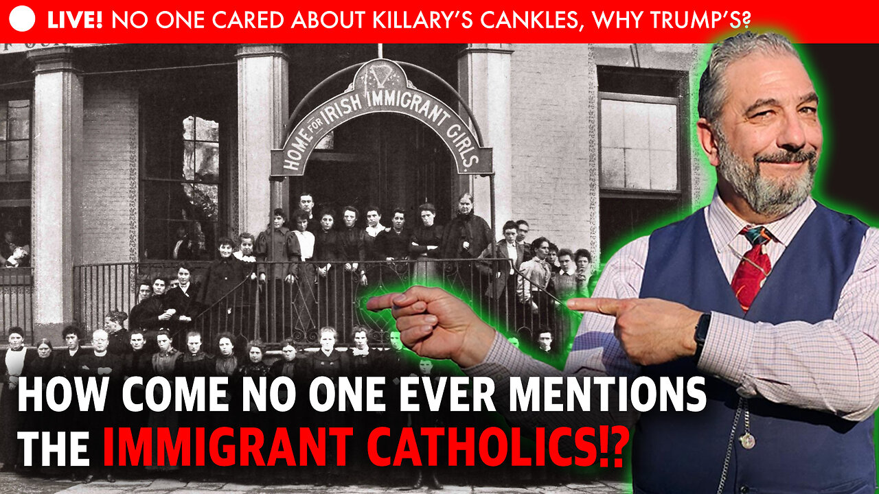 The Mike Church Show LIVE - How Come No One Ever Mentions The Immigrant Catholics?