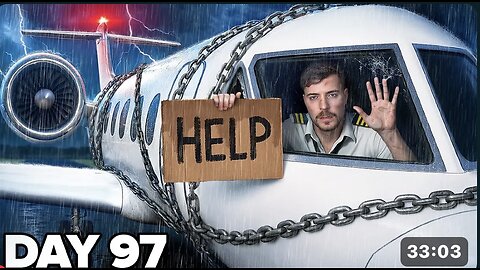 Survive 100 days trapped in a private jet,keep it