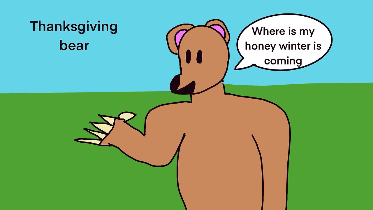 Thanksgiving bear