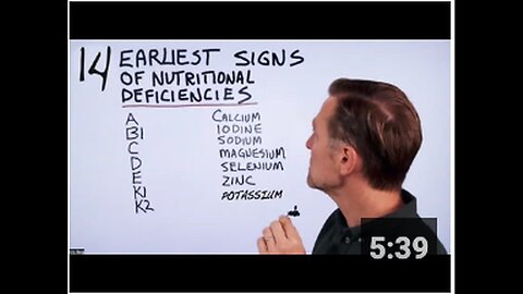 "Early Indicators of Nutritional Deficiencies"