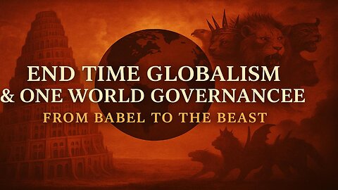 End Time Globalism And Global Governance From Babel To The Beast