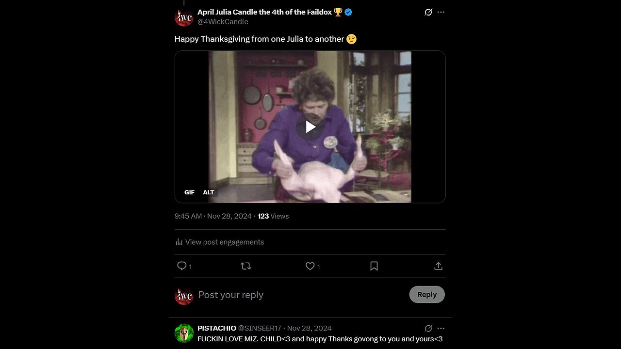 The Wookie Wants PROOF I'm NOT Julia