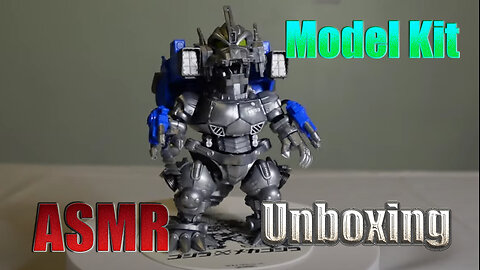 Mecha Godzilla Model Kit - ASMR Unboxing