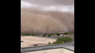 Tormenta de arena 'devora' el aeropuerto de Arizona