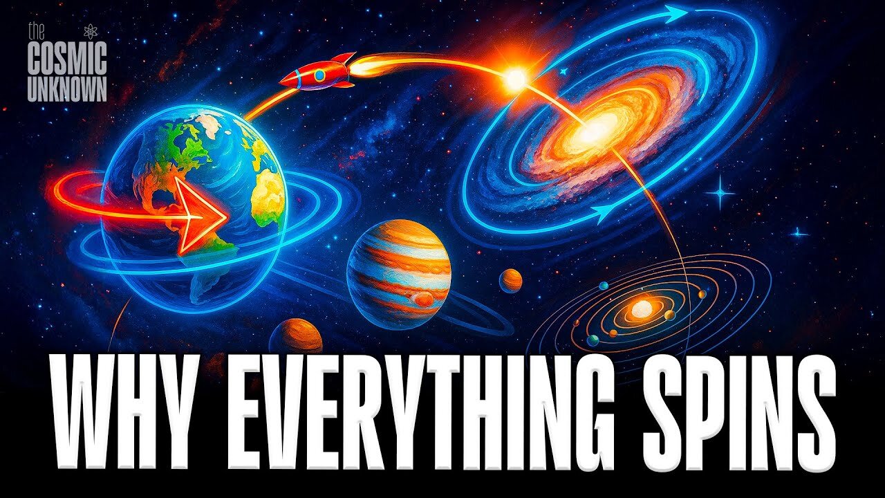 Why Everything in the Universe Is Spinning?