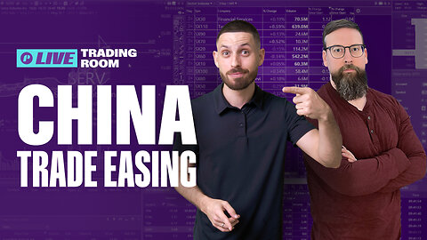 LIVE TRADING: China Tensions COOL OFF & Broker Outages!