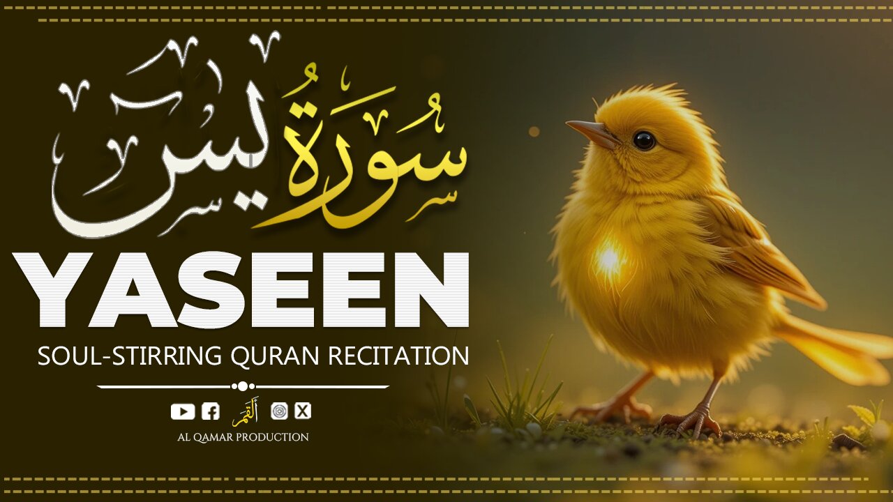 Surah Yaseen | Deeply Touching Quran Recitation by Al Qamar Production