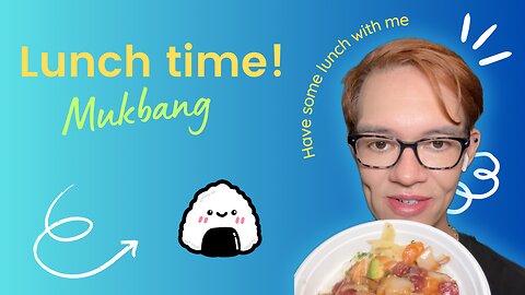 Poke bowl! 🍣 Mukbang ASMR ✨ Let’s eat! Domo Cafe 🥰