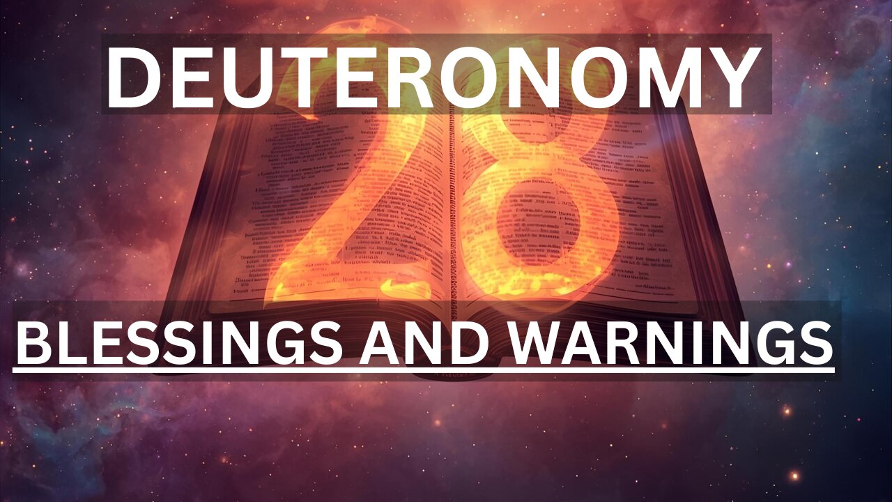 DEUTERONOMY 28 – BLESSINGS AND CURSES OF OBEDIENCE #deuteronomy28 #blessingfortheday #curses