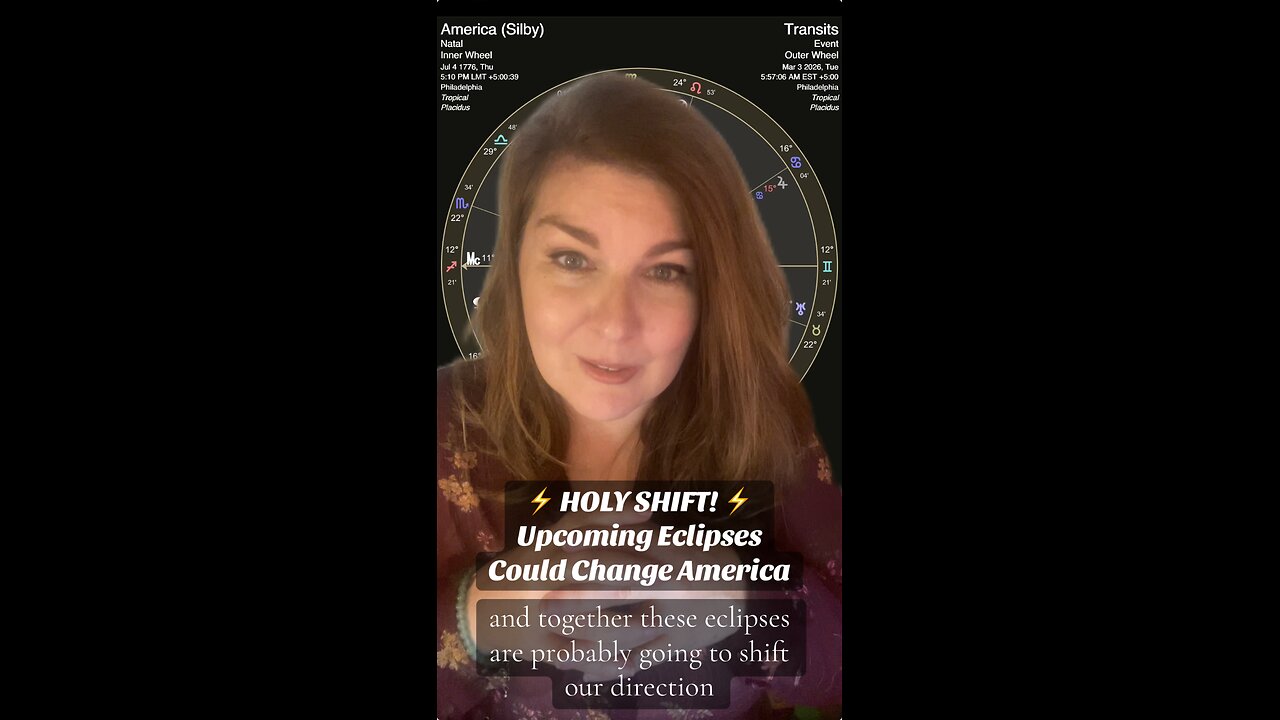 HOLY SHIFT! Upcoming Eclipses Could Change America