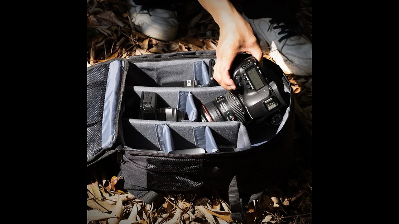 Outdoor Convenient Dual Shoulder Camera Storage Backpack