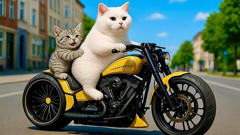 Ai cat animation videoAi cat animation video