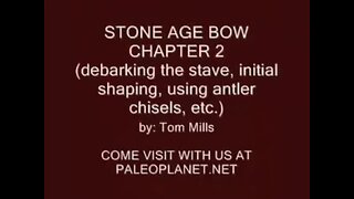 PRIMITIVE SURVIVAL, Stone Bow Making With A Shaving Horse 2