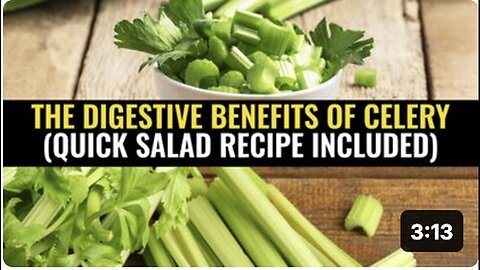 "Celery's Digestive Benefits: Quick Salad Recipe Inside"