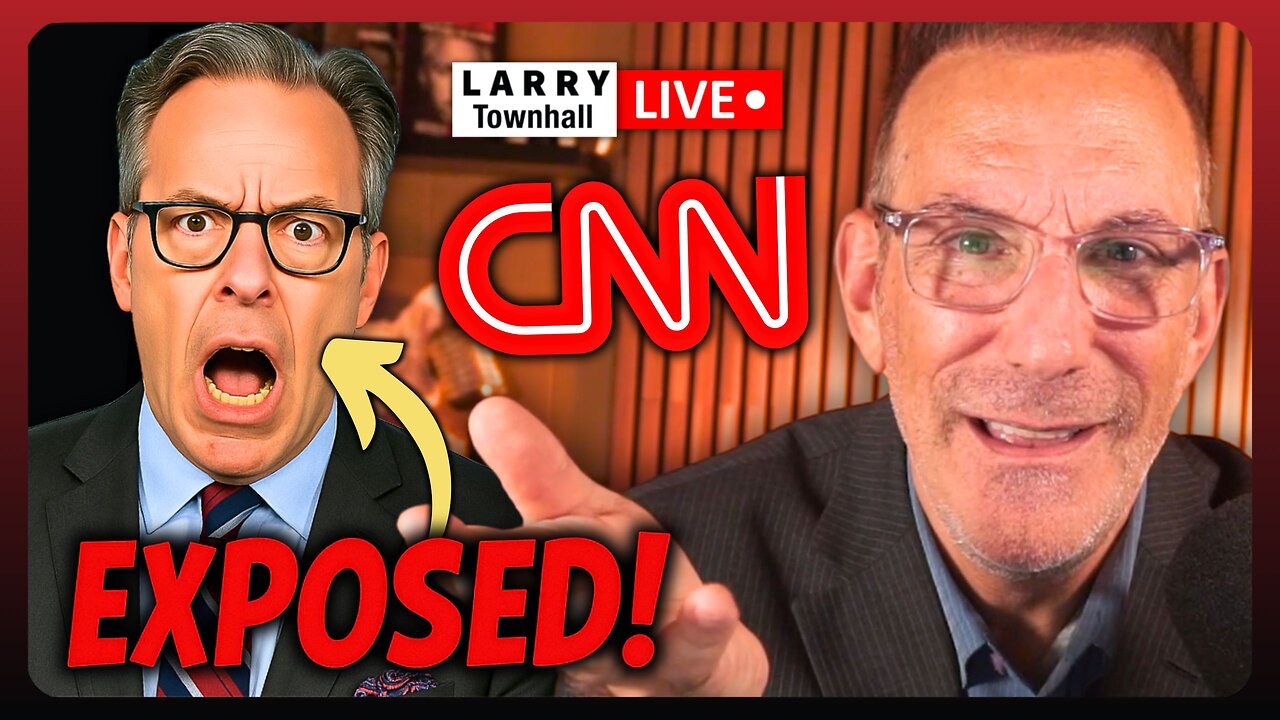 🚨CNN's Jake Tapper ROASTED! EXPOSED As Liberal HACK! | LARRY Live!