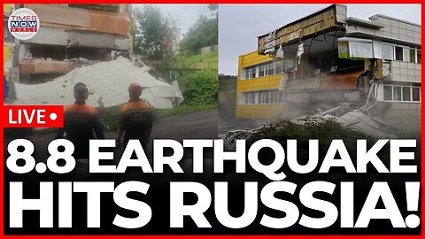 TSUNAMI LIVE News: Tsunami Floods Russian Coastline After 8.8 Earthquake | TSUNAMI News LIVE