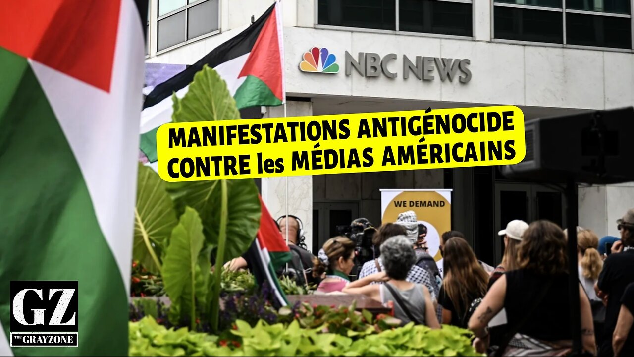 Une nouvelle MANIF ANTIGÉNOCIDE interrompt EN DIRECT les MÉDIAS ▪︎ 🆅🅵 🇨🇵 ▪︎ The Grayzone