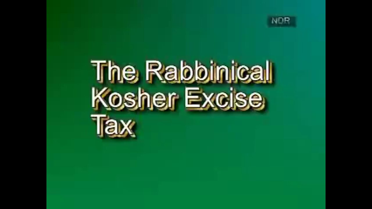 The Rabbinical Kosher Excise Tax
