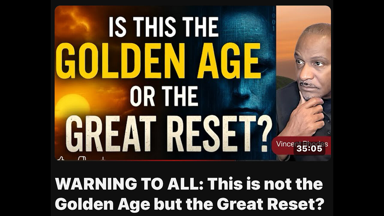 Is This Golden Age or the Great Reset