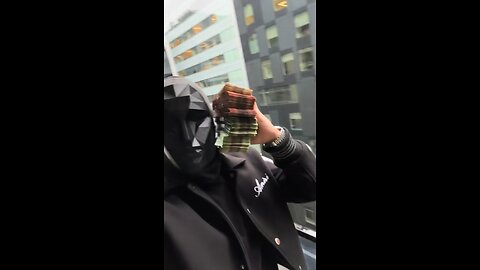 Masked up, fat stacks