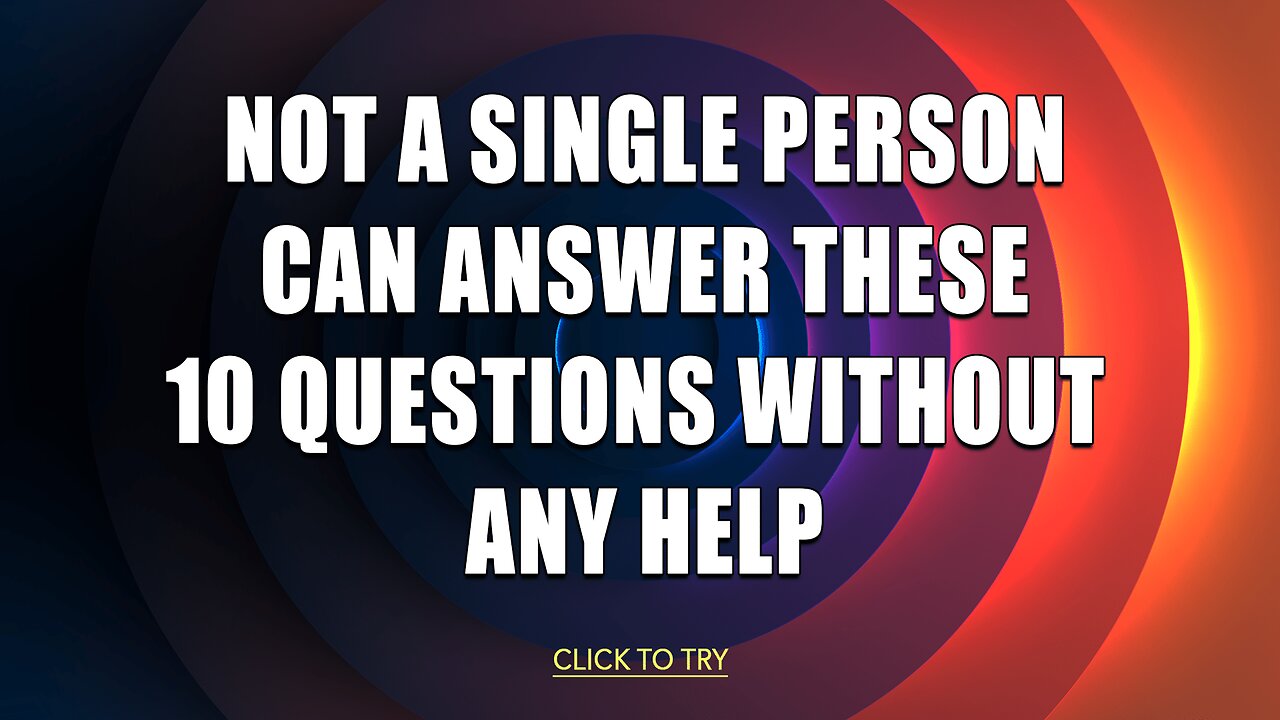 Unbeatable Knowledge Quiz