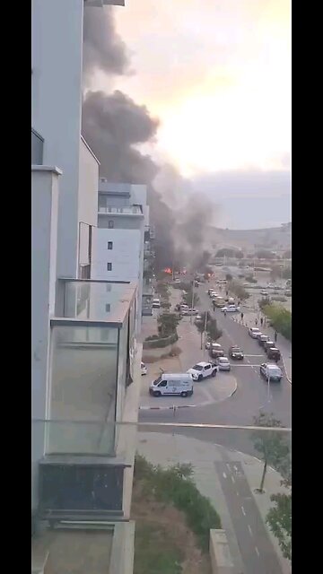 Iranian missile hit Beer Sheba Israel Friday June 20th 2025