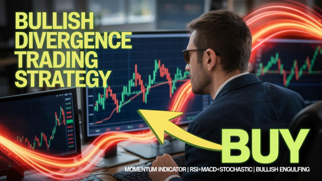 Bullish Divergence Trading Strategy | Momentum Indicator | RSI+MACD+Stochastic | Bullish Engulfing
