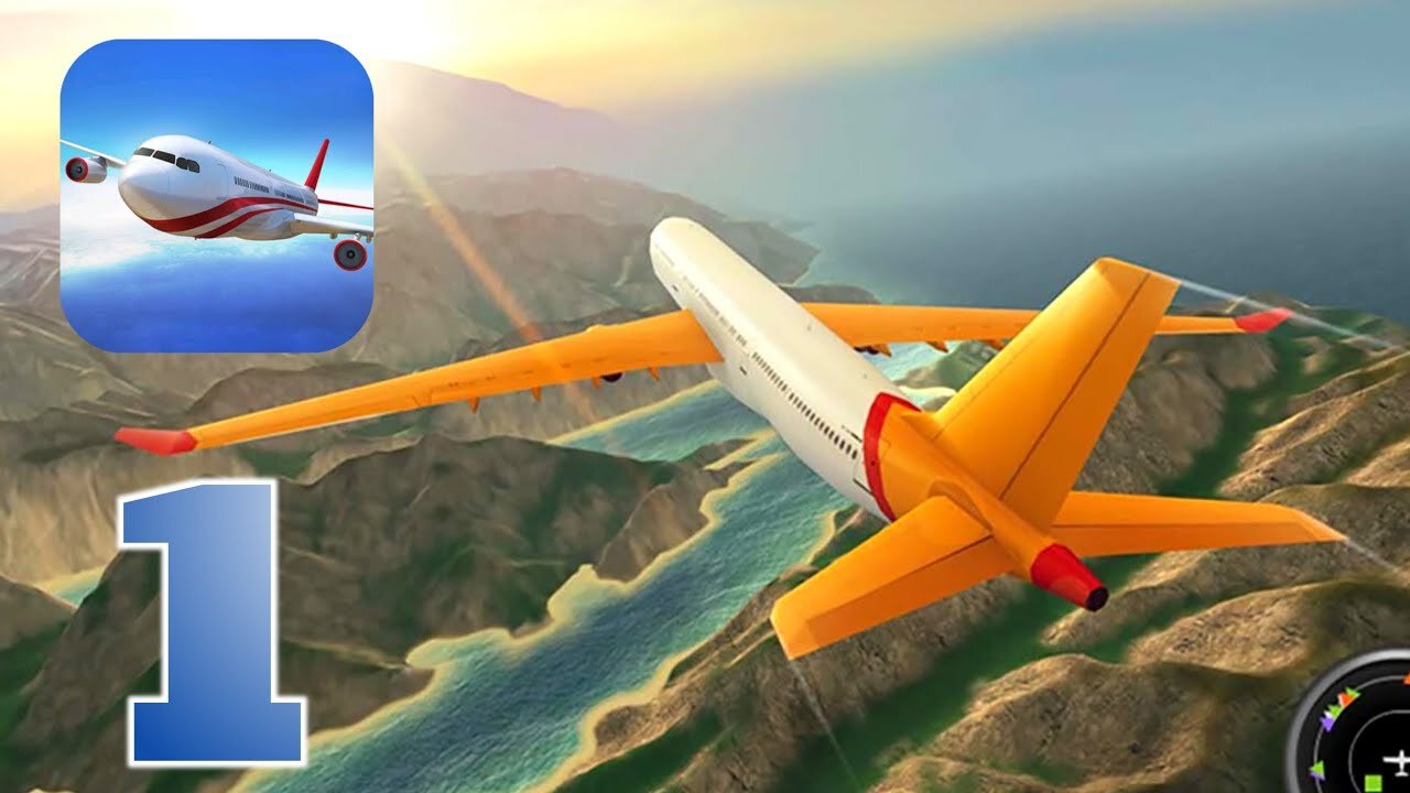 Flight Pilot 3D Simulator - Gameplay Walkthrough | Kamal Gameplay | Part 1 (Android, iOS)