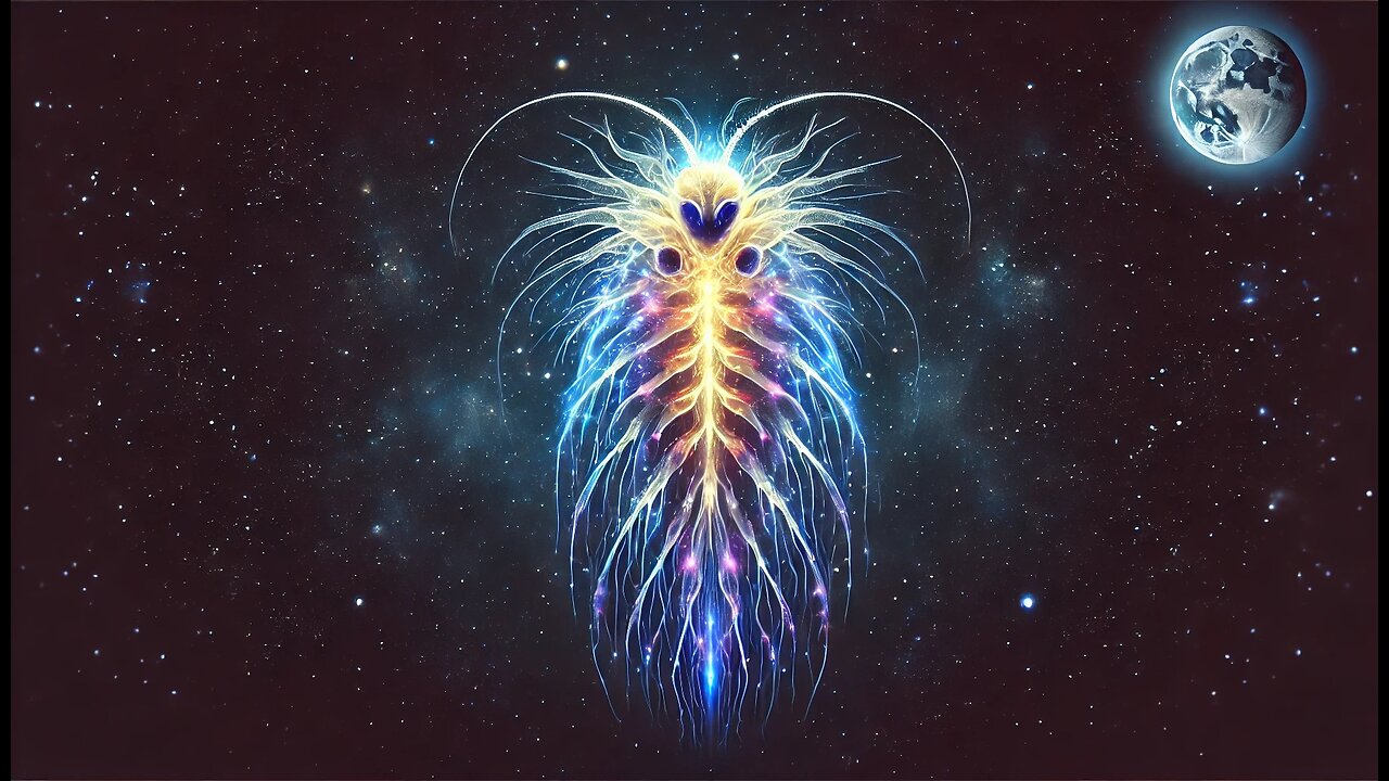 Microscopic God form: Planktonic Larva or Cosmic Being?