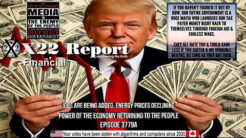 Ep 3779a-Jobs Are Being Added, Energy Prices Declining,Power Of The Economy Returning To The People
