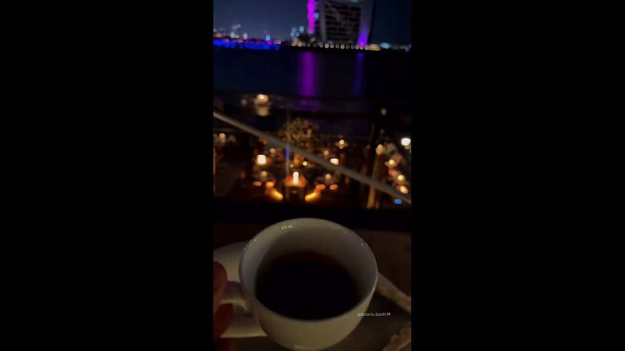 I miss You 😍 A Peaceful Moments with tea 🫠 #Dubai #peaceful #tea #luxurylife #shortsfeed