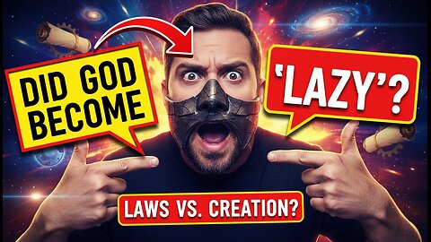Did God become ＂lazy＂ setting laws rather than managing creation