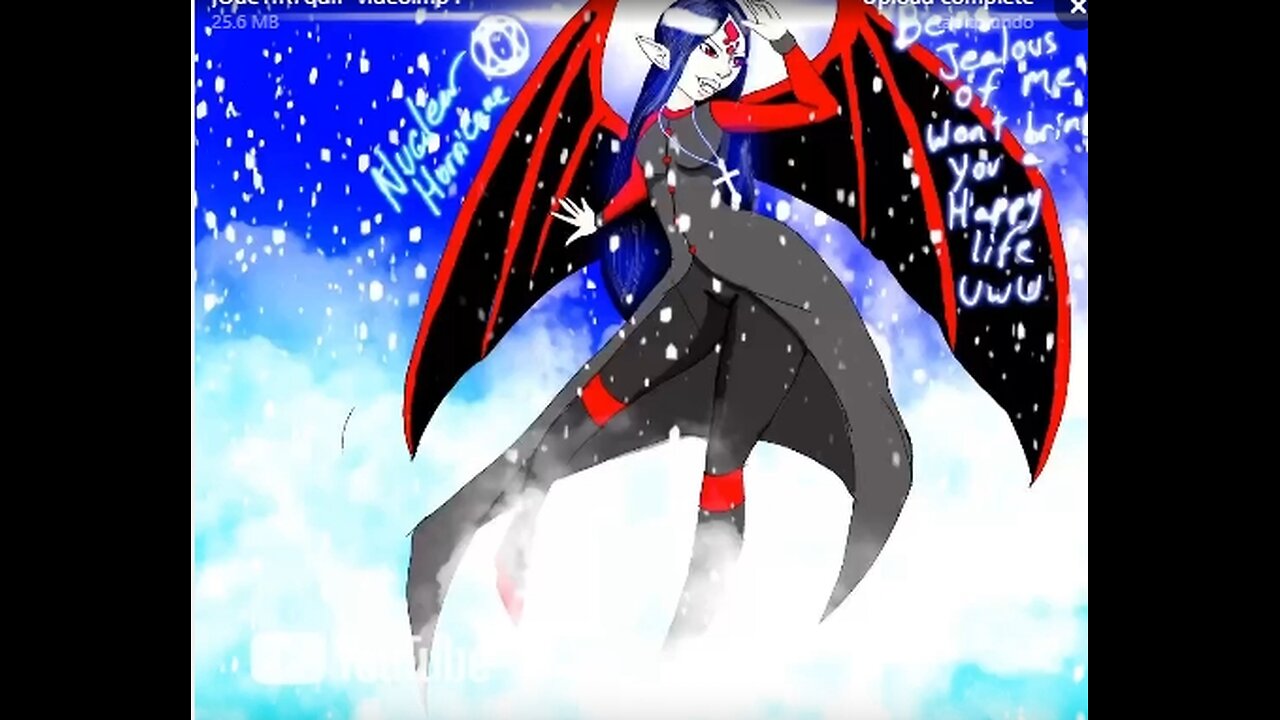 Oc speedpaint nuclear the protector of humanity
