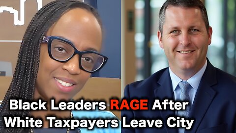 Black Leaders RAGE Over Whites Leaving City