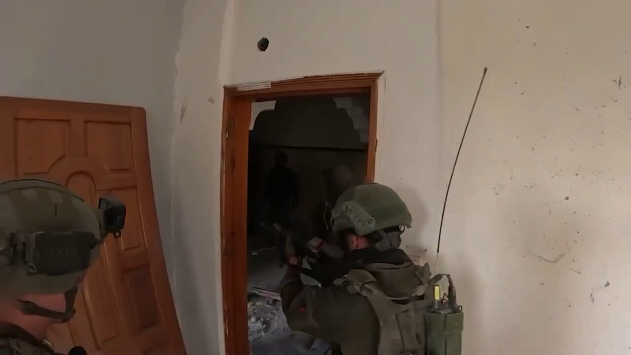 IDF Nahal Brigade in Gaza City.