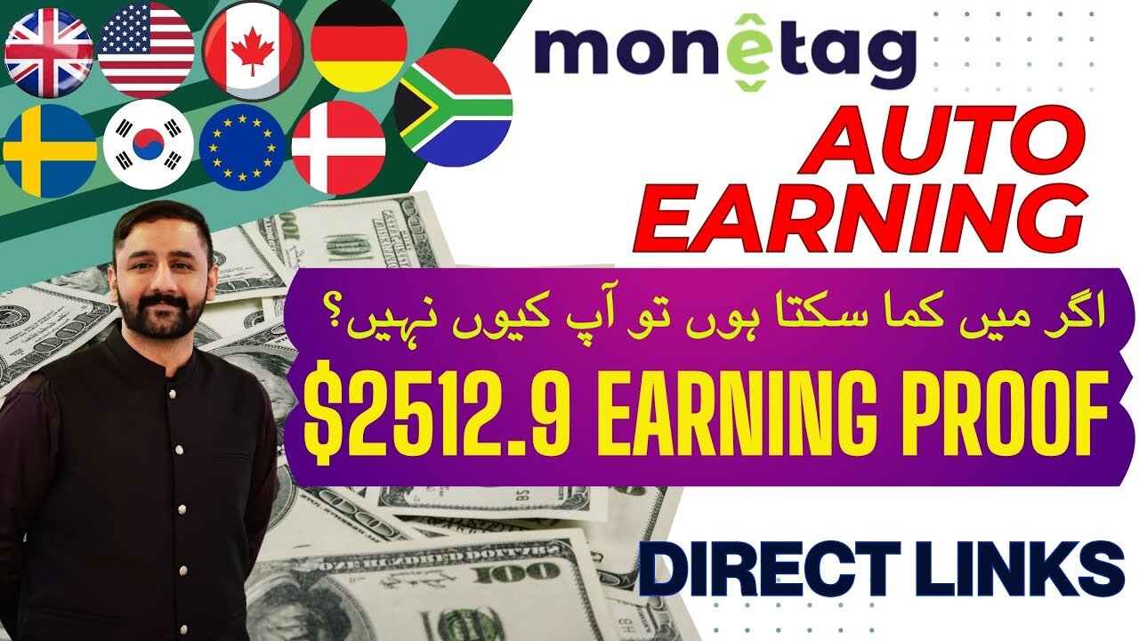 monetag direct link earning: earn money online with web coding | direct link earning proof
