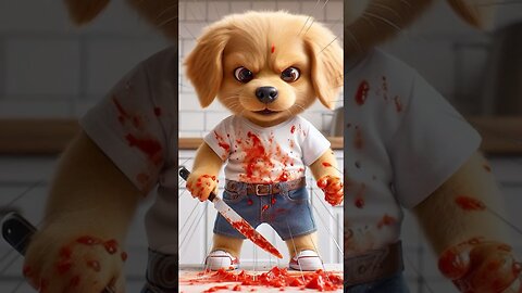 An old lady misunderstood the cute puppy...😨💀